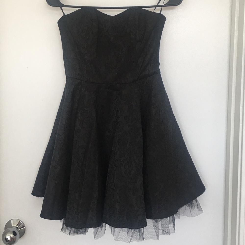 Little black tube night dress